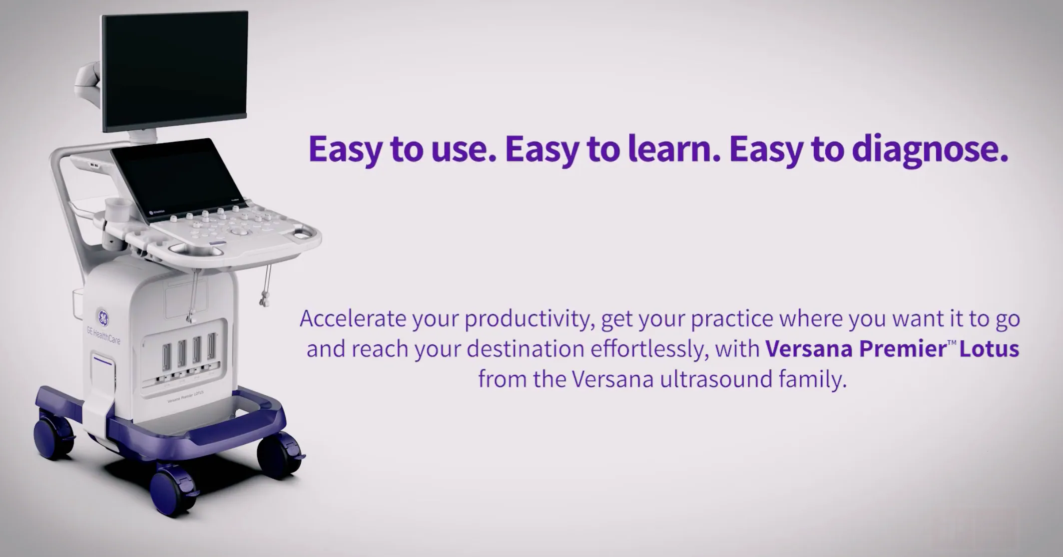 Versana Premire Lotus - GE Healthcare Product